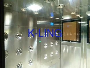 企業のクリーンルームのための高圧220V 380V 50HZの空気シャワーのトンネル