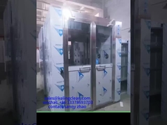 SUS304エアシャワー室、風速20～25m/s、モジュール組立タイプ