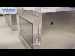機械式インターロック付きクリーンルームパスボックス（殺菌/消毒）深センまたは積載港