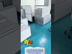 製薬業界向けホットメルト接着剤ミニプリーツグラスファイバーメディアHEPAエアフィルター展示