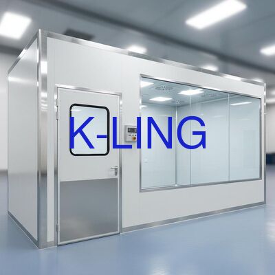 HEPA/ULPAフィルター99.995% @ 0.3μm,ファンフィルターユニット1175x1175x350mm,ISO7分類のモジュール式クリーンルーム