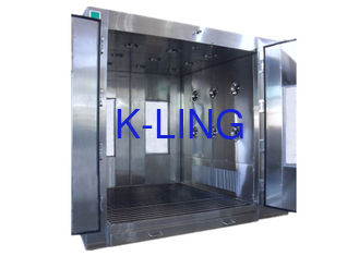 クリーン ルーム、振動タイプ ドアのための産業空気シャワーのクリーンルームのパス ボックス