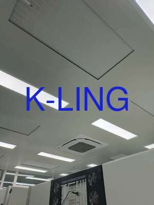 HEPAフィルター（99.99%@0.3um）付き、粉体塗装スチールモジュール式クリーンルーム、迅速な組み立てと分解が可能なソフトウォールクリーンルーム