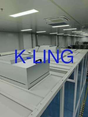 ISO 8 ソフトウォール クリーンルーム 0.45m/s 空気の速度とH14 HEPAフィルタリングによる汚染制御