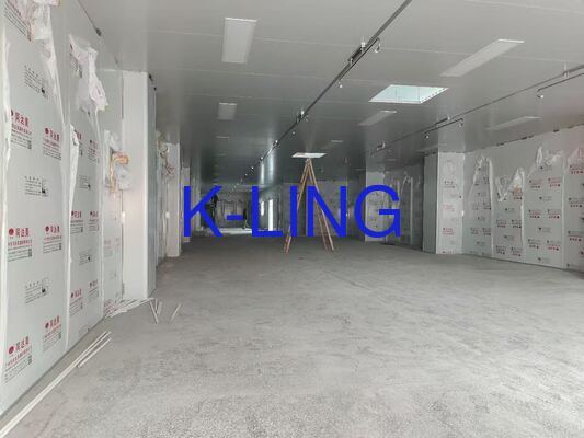 ガラスマグネシウムロックウールサンドイッチパネル50mm天井と壁を備えたハードウォールクリーンルームソフトウォールクリーンルーム、クリーンルームソリューションに最適