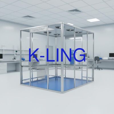 ISO7 防塵ハードウォール モジュラー クリーン ブース、実験室および産業用に最適
