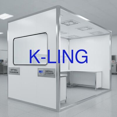 Modular Cleanroom with HEPA Efficiency 99.99% @ 0.3μm for ISO Class 5 to ISO Class 8 Laminar Flow Booth