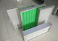 緑のプリーツをつけられたパネルのエア フィルターG1 G3の効率ポリエステル メディア フィルタ