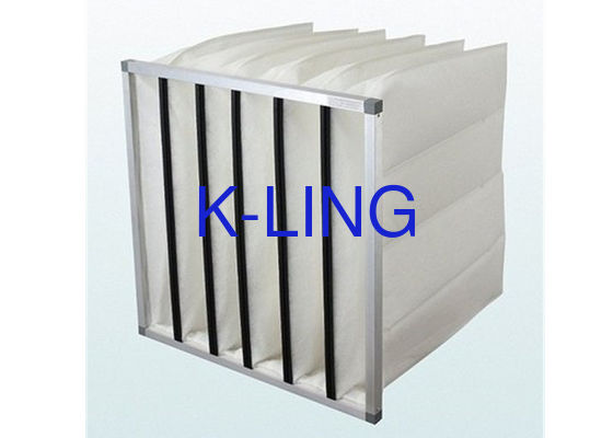 効率性 合成繊維のバッグ フィルター バッグ アルミ合金フレームの空気フィルター