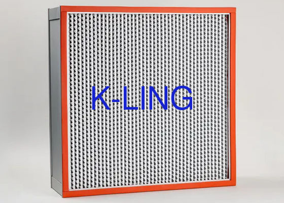 HEPAフィルター 99.995% 0.3um HEPAエアフィルター AB 粘着密封と高温耐性