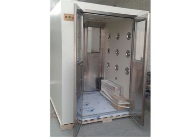 クリーンルームの入口のための半分のガラスSU 304フレームのドアの貨物空気シャワーのトンネル
