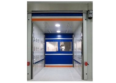 ポリ塩化ビニールの白く/赤い青色の速い圧延のドアの空気シャワーのクリーン ルーム