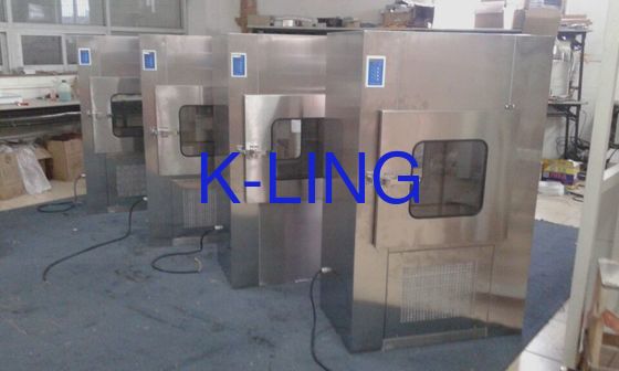 QSの標準の食糧クリーン ルームのステンレス鋼の空気シャワーのパス ボックス