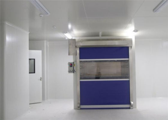 ポリ塩化ビニール セリウムの証明の速いシャッター ドア27m/sの速度の貨物空気シャワーのトンネル